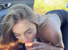 Blonde Blowjob Curvy Clip
